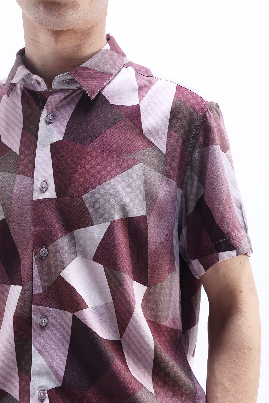 ABSTRACT PRINTED HALF SLEEVES SHIRT ABSTRACT PRINTED HALF SLEEVES SHIRT