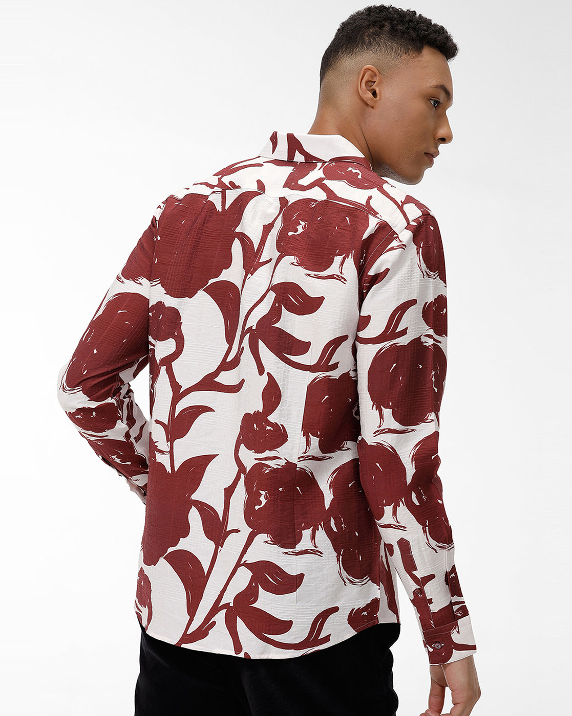 POSSUM – Marron Print Casual Shirt POSSUM – Marron Print Casual Shirt