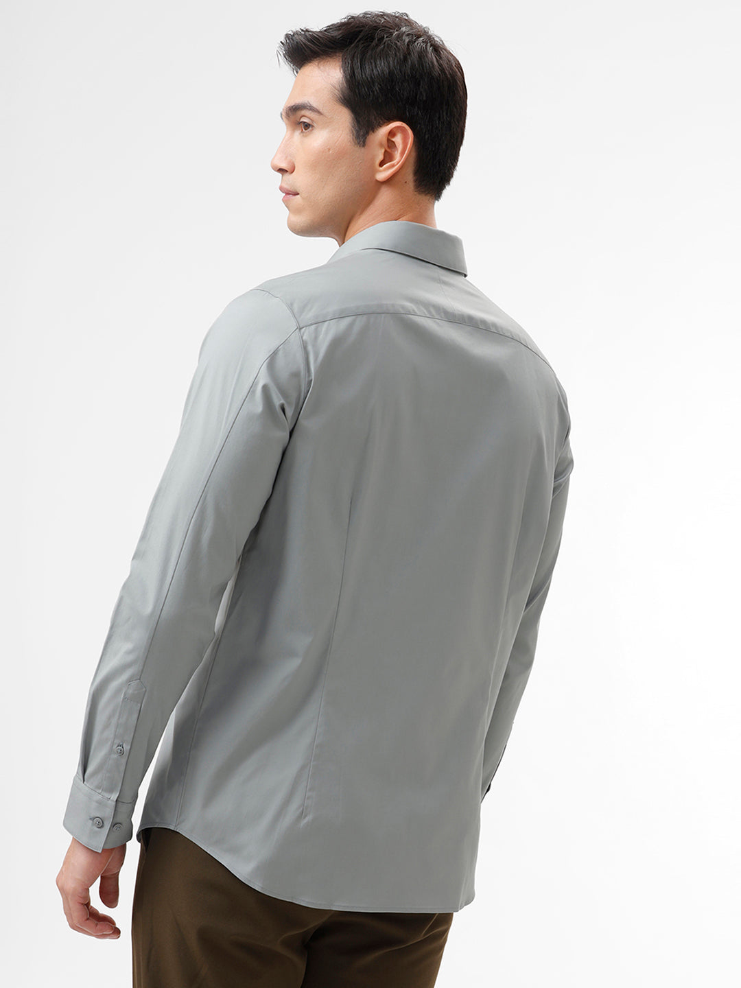 The Collection Powell Ultimate Grey Slim Fit Shirt The Collection Powell Ultimate Grey Slim Fit Shirt