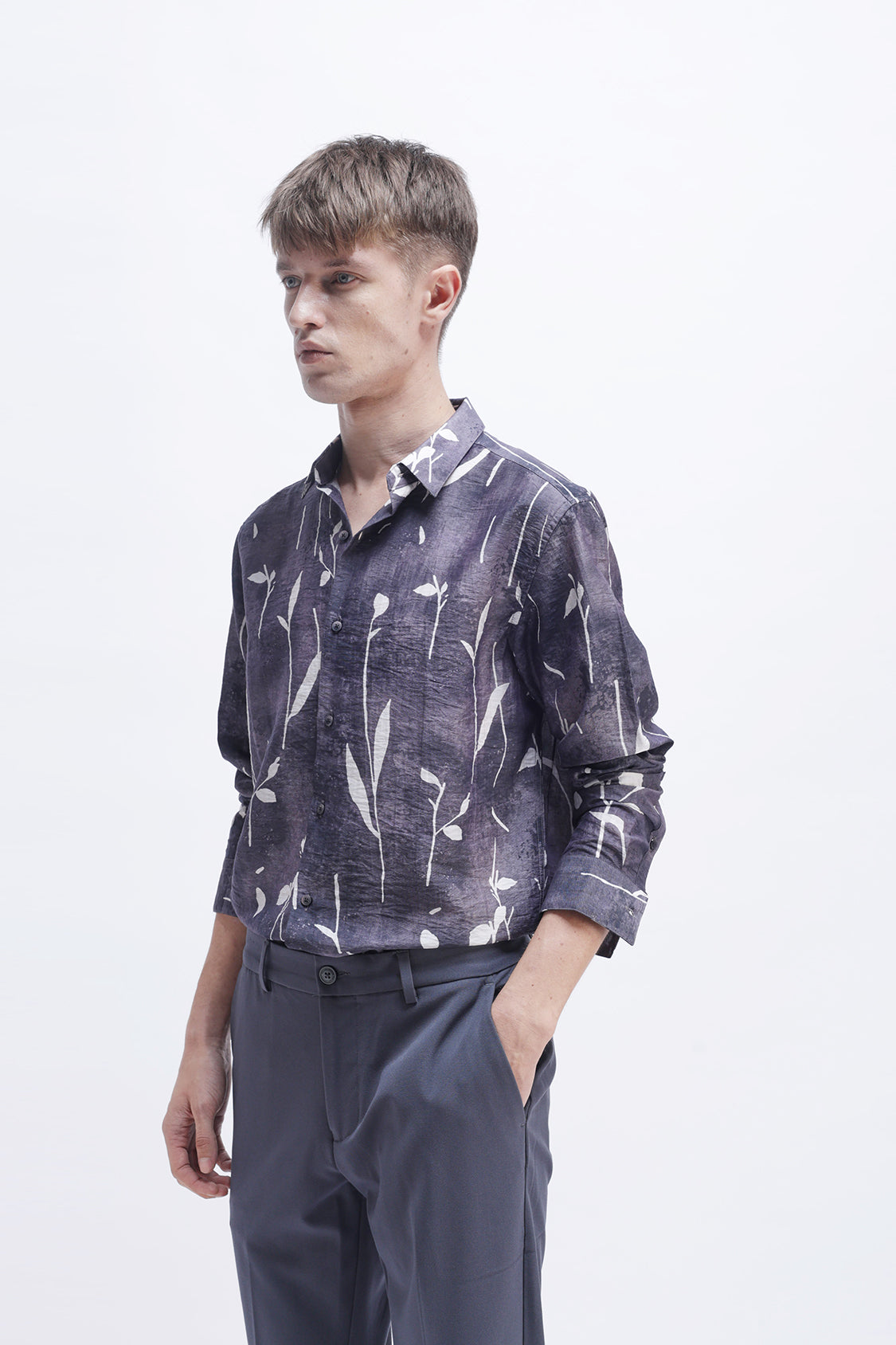 LEAF PRINTED SHIRT