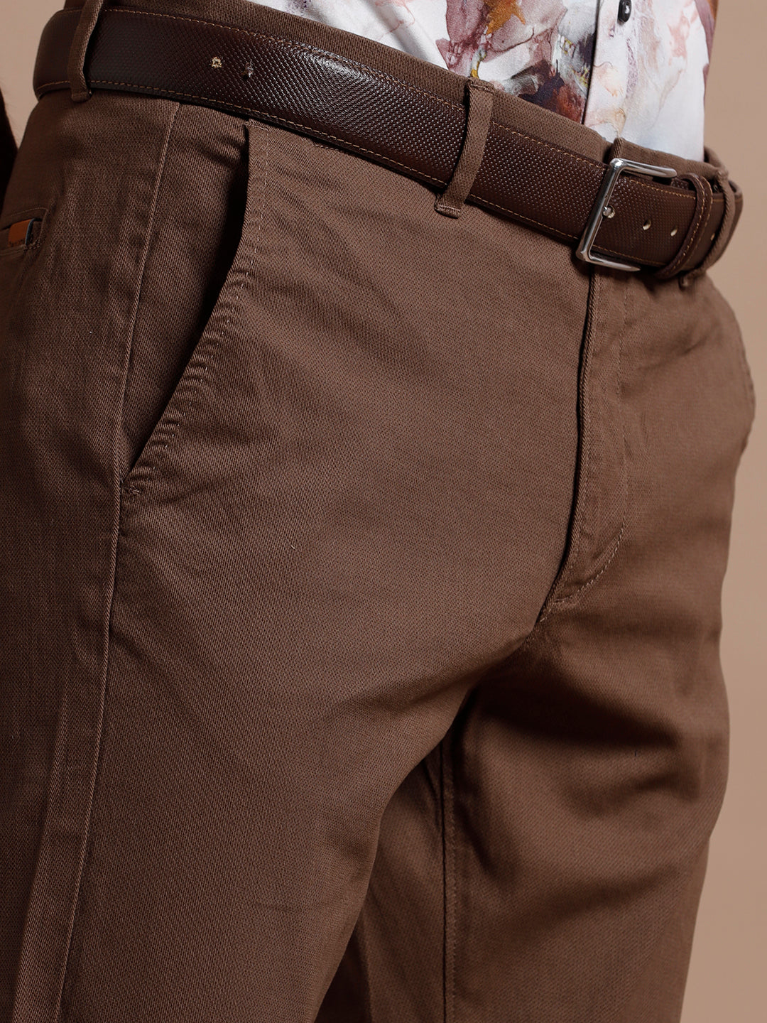 Brown Smart Casual Stretch Trouser Brown Smart Casual Stretch Trouser