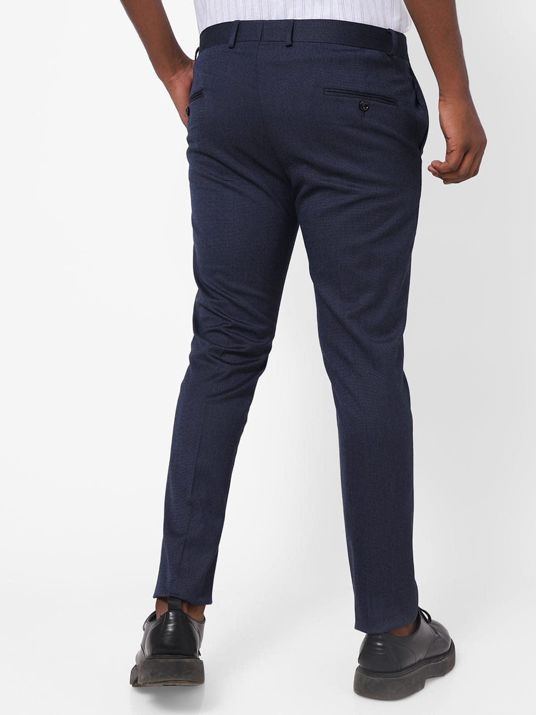 Blue Formal Mens' Trouser