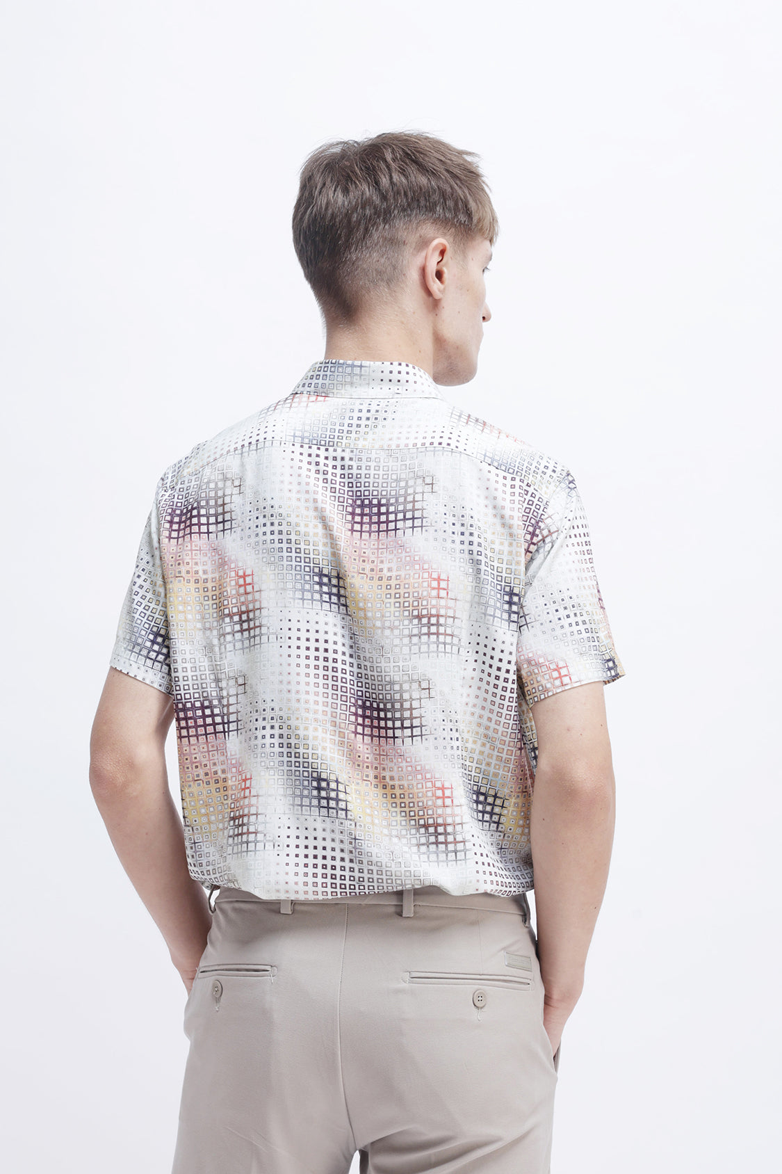 ABSTRACT PRINTED HALF SLEEVES SHIRT ABSTRACT PRINTED HALF SLEEVES SHIRT