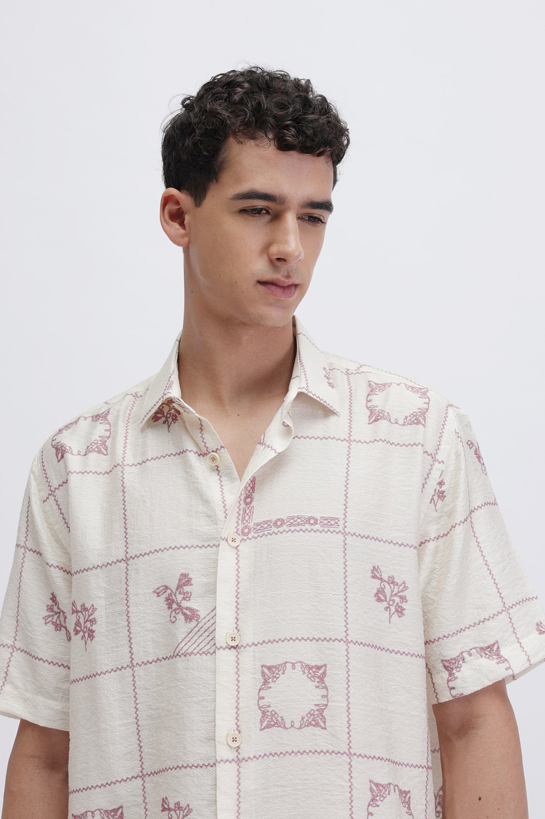 ABSTRACT CHECKED SLIM FIT SHIRT ABSTRACT CHECKED SLIM FIT SHIRT