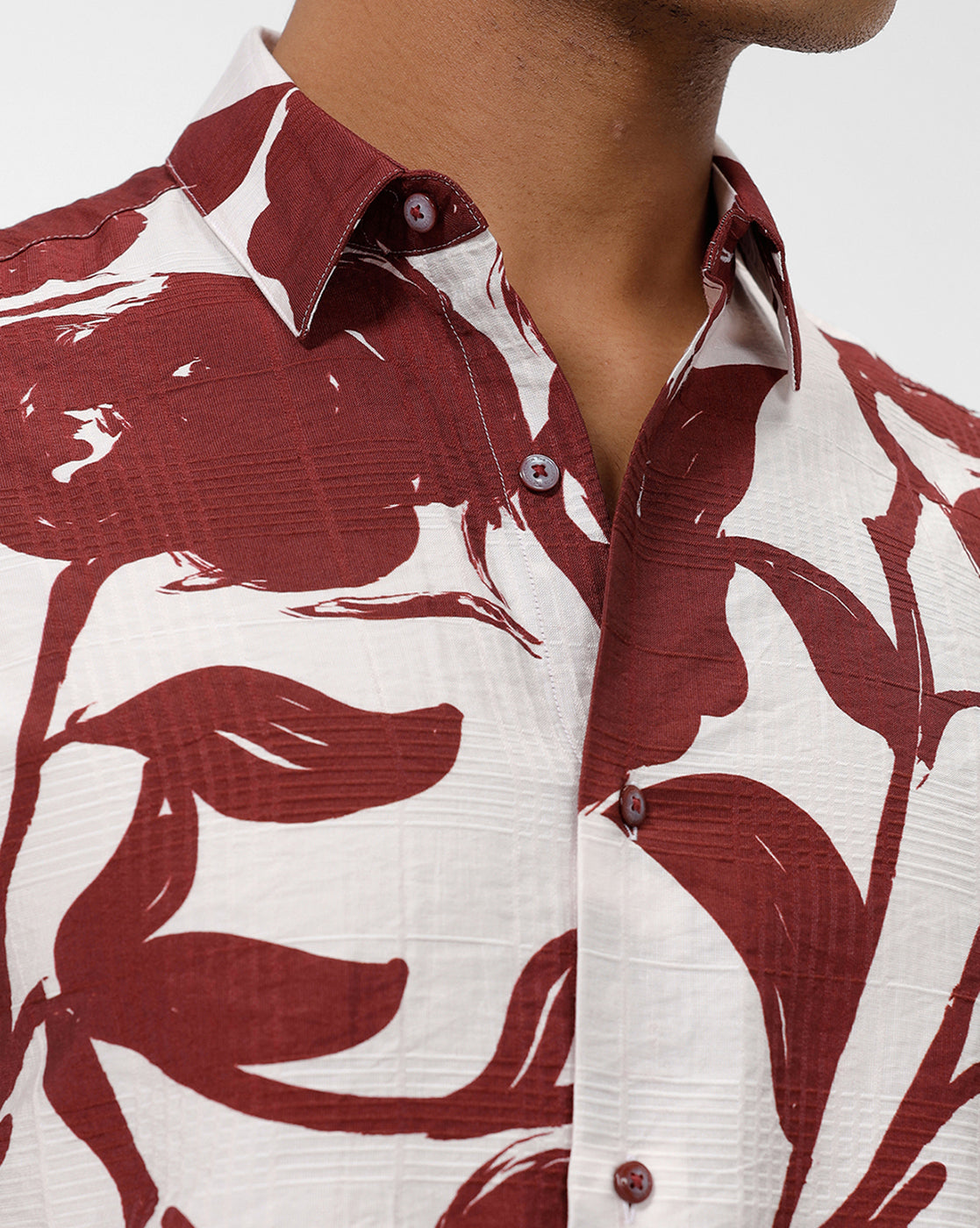 POSSUM – Marron Print Casual Shirt POSSUM – Marron Print Casual Shirt