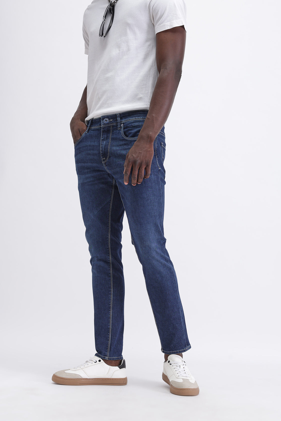 SLIM FIT MID WASH JEANS SLIM FIT MID WASH JEANS
