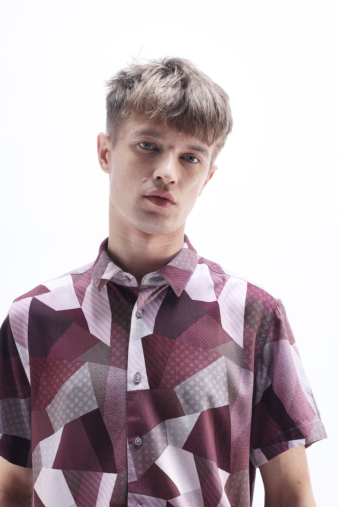 ABSTRACT PRINTED HALF SLEEVES SHIRT ABSTRACT PRINTED HALF SLEEVES SHIRT