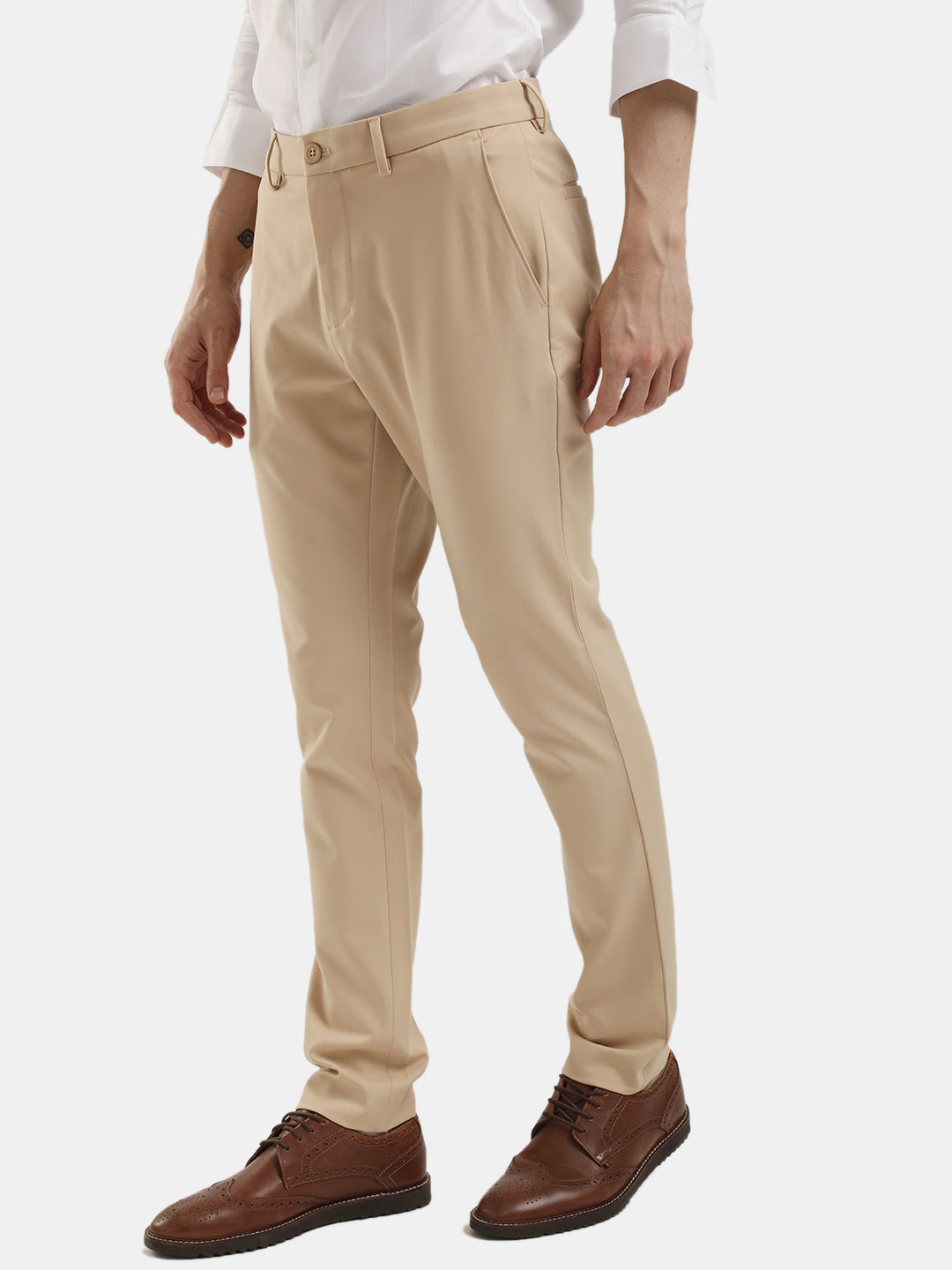 SLIM FIT COTTON STRETCH TROUSER SLIM FIT COTTON STRETCH TROUSER