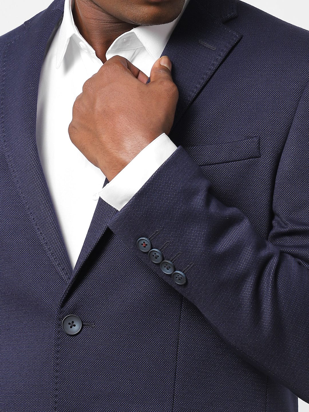 Men's Navy Pin Dot Blazer TCJ1850