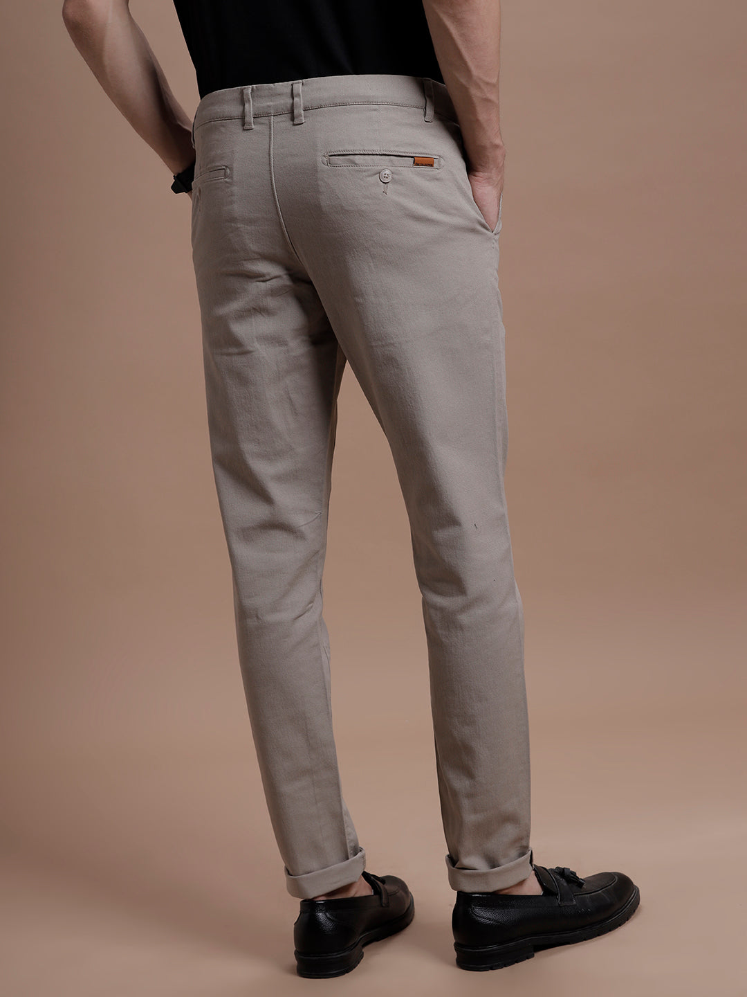 Beige Smart Casual Stretch Trouser Beige Smart Casual Stretch Trouser