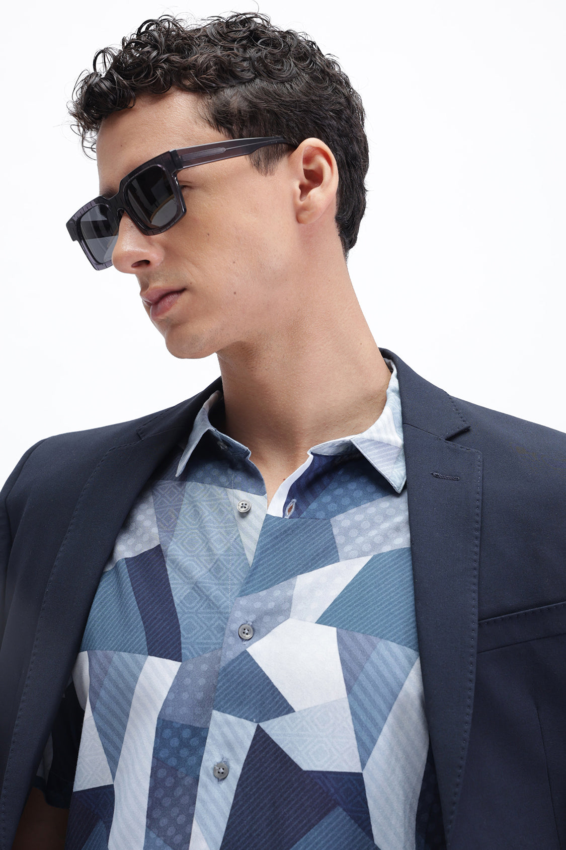 ABSTRACT PRINTED HALF SLEEVES SHIRT ABSTRACT PRINTED HALF SLEEVES SHIRT