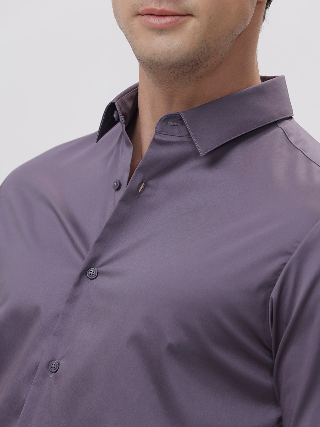 Samuel Purple Sage Cotton Shirt Samuel Purple Sage Cotton Shirt