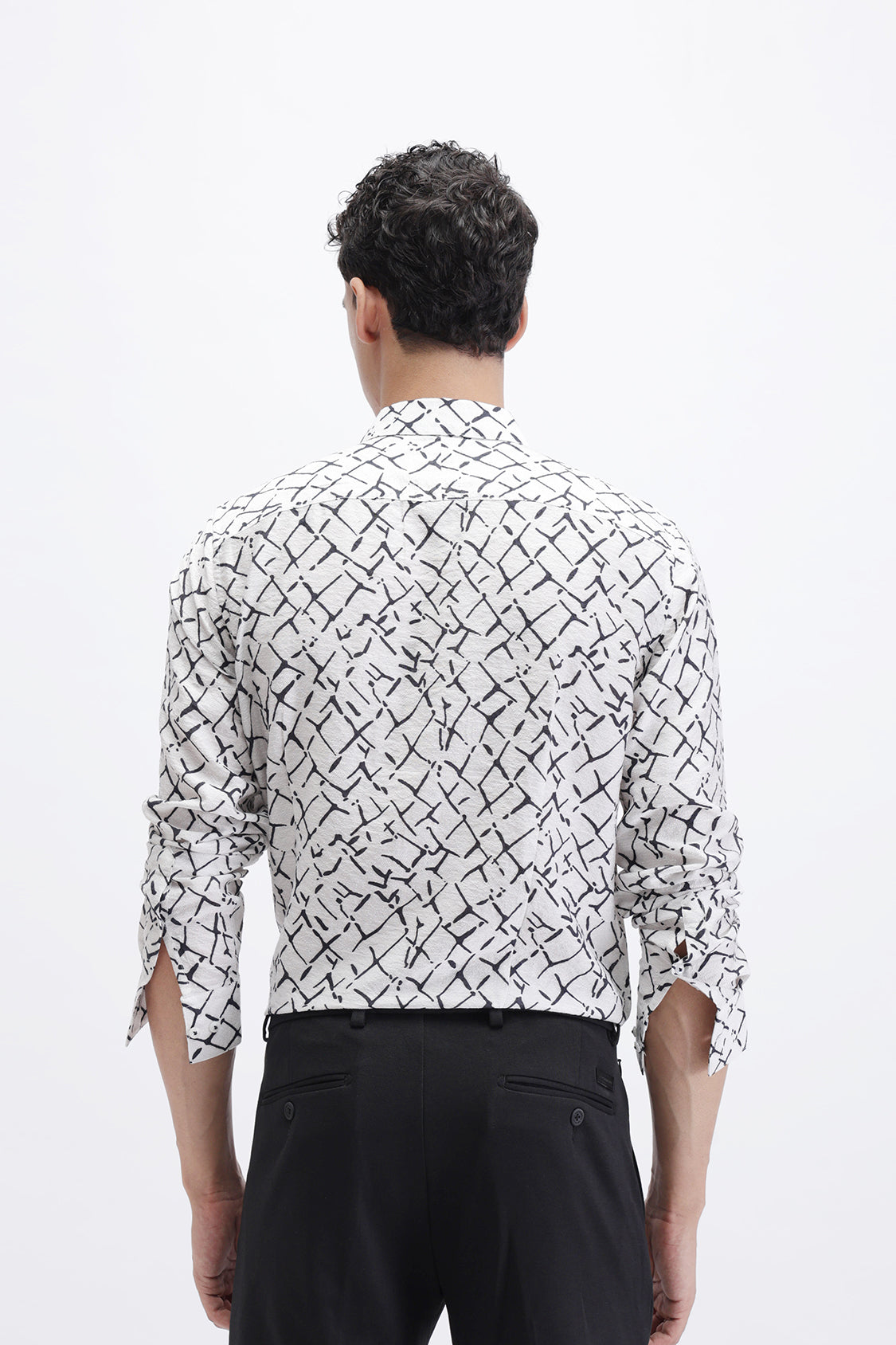 ABSTRACT PRINTED SLIM FIT SHIRT ABSTRACT PRINTED SLIM FIT SHIRT