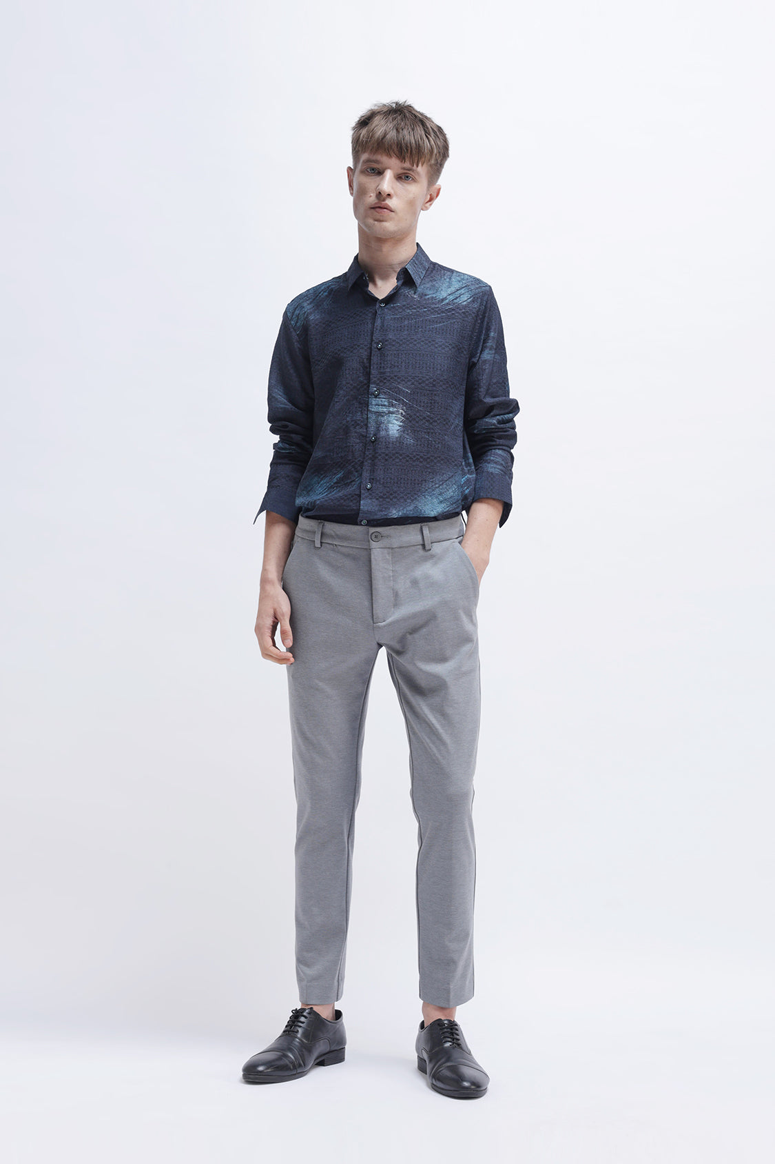 BRUSH STROKE PRINTED SHIRT