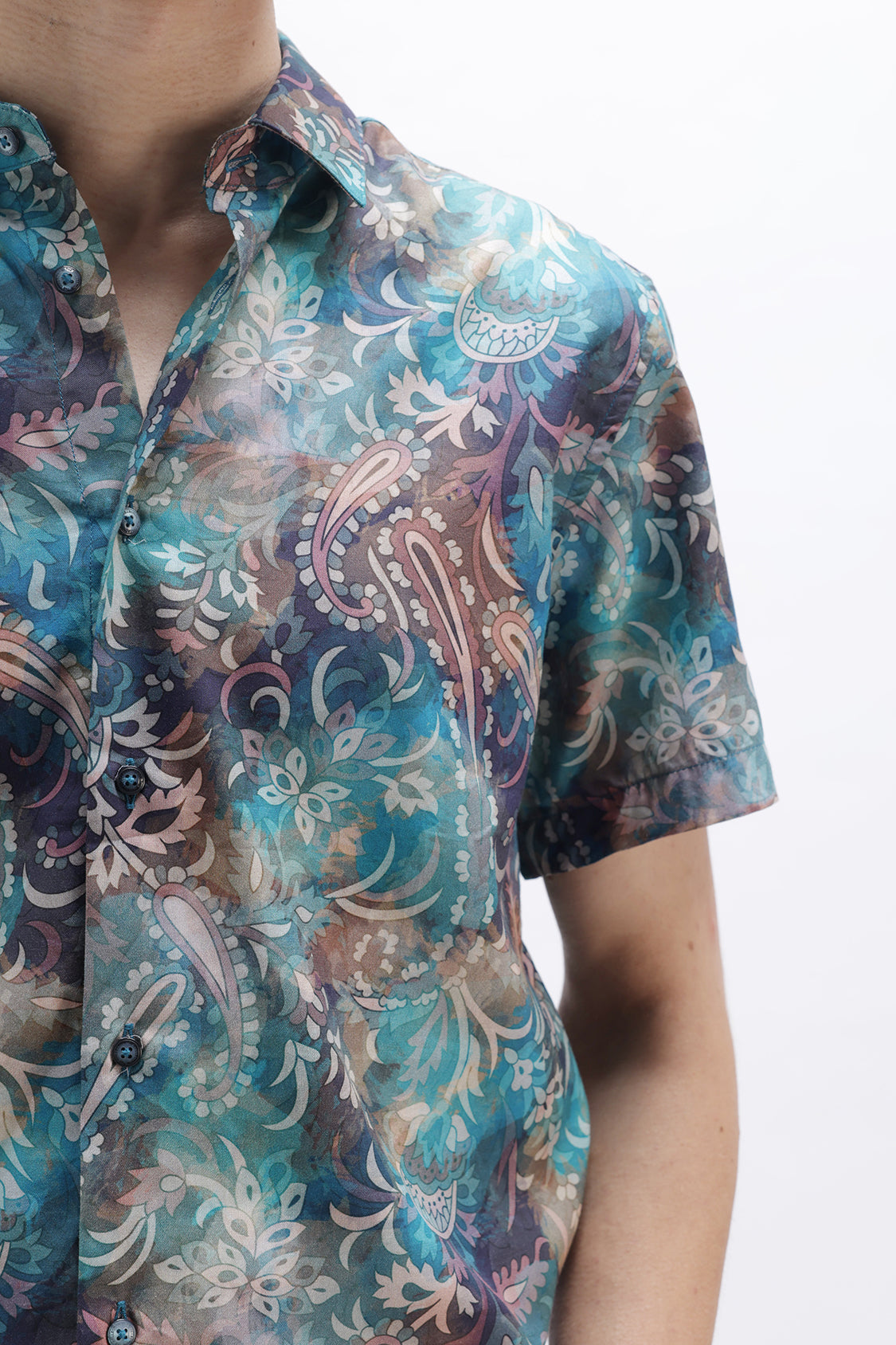 ABSTRACT PAISLEY PRINT SHIRT ABSTRACT PAISLEY PRINT SHIRT