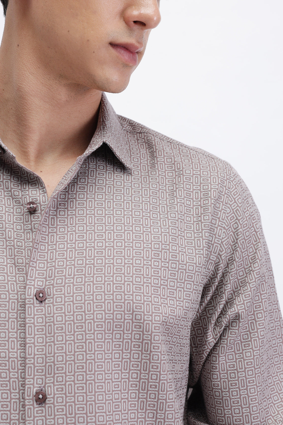 GEOMETRIC PRINTED SHIRT