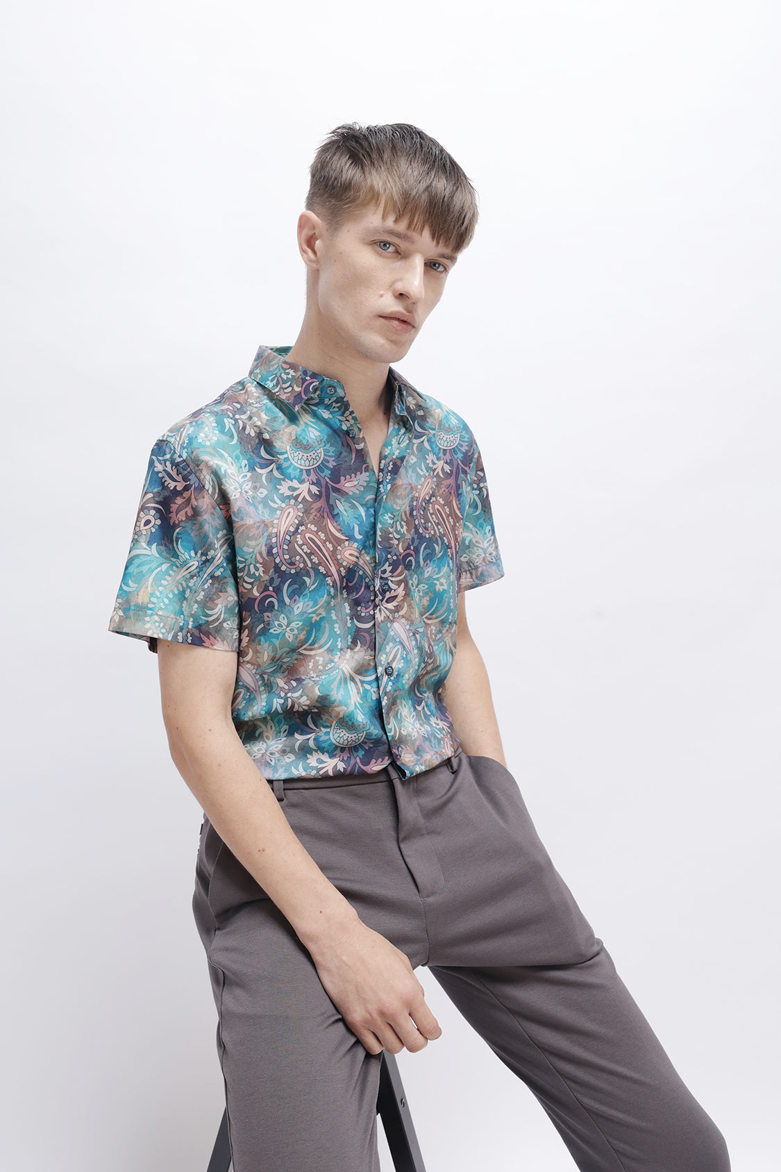 ABSTRACT PAISLEY PRINT SHIRT ABSTRACT PAISLEY PRINT SHIRT
