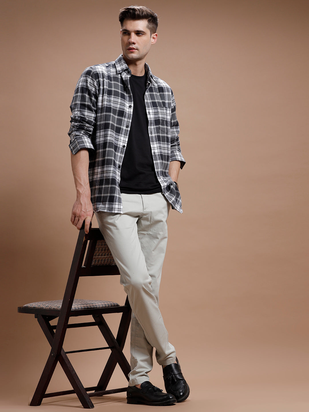 Grey Smart Casual Cotton Trouser Grey Smart Casual Cotton Trouser