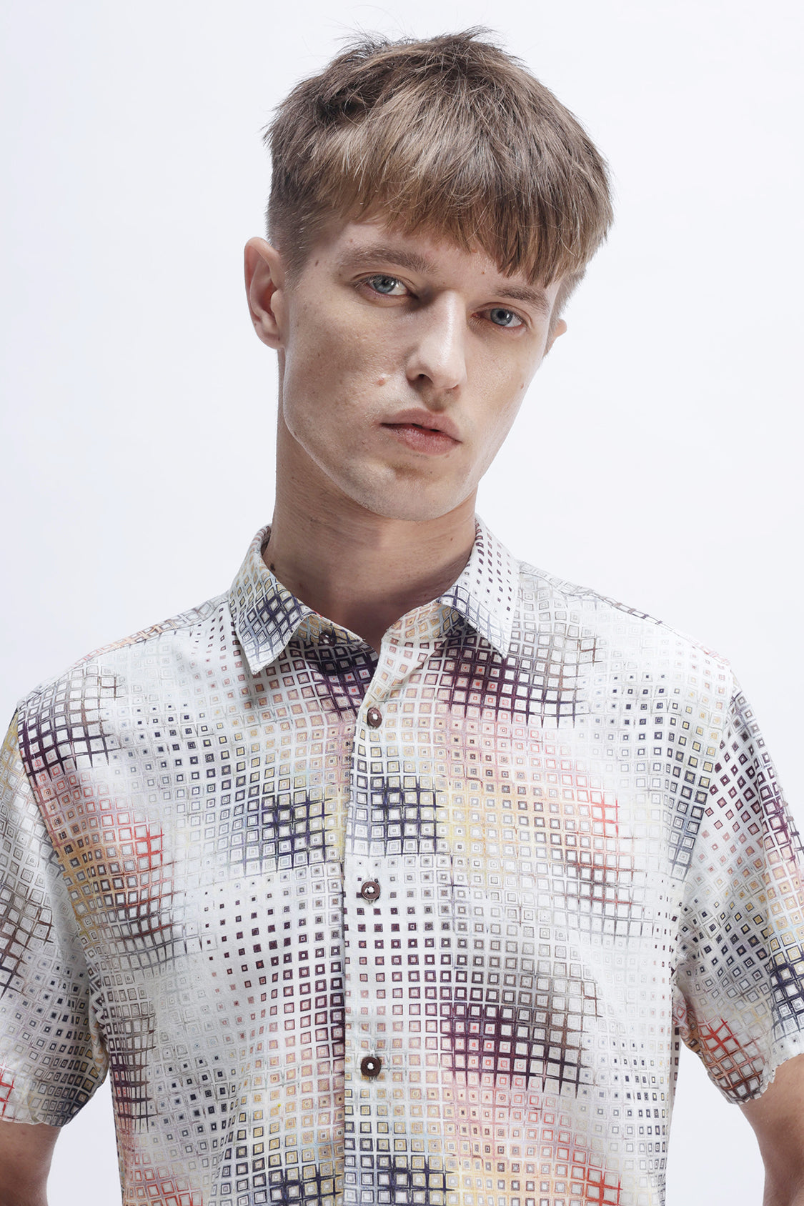 ABSTRACT PRINTED HALF SLEEVES SHIRT ABSTRACT PRINTED HALF SLEEVES SHIRT