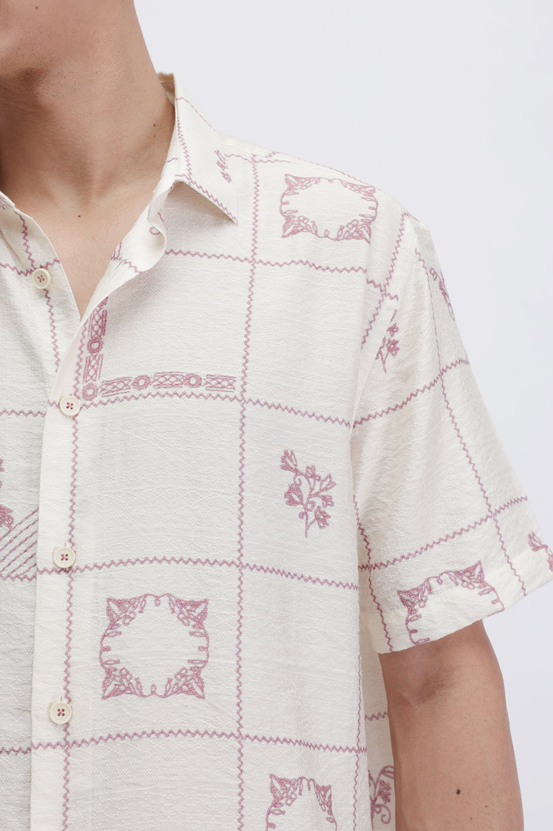 ABSTRACT CHECKED SLIM FIT SHIRT ABSTRACT CHECKED SLIM FIT SHIRT