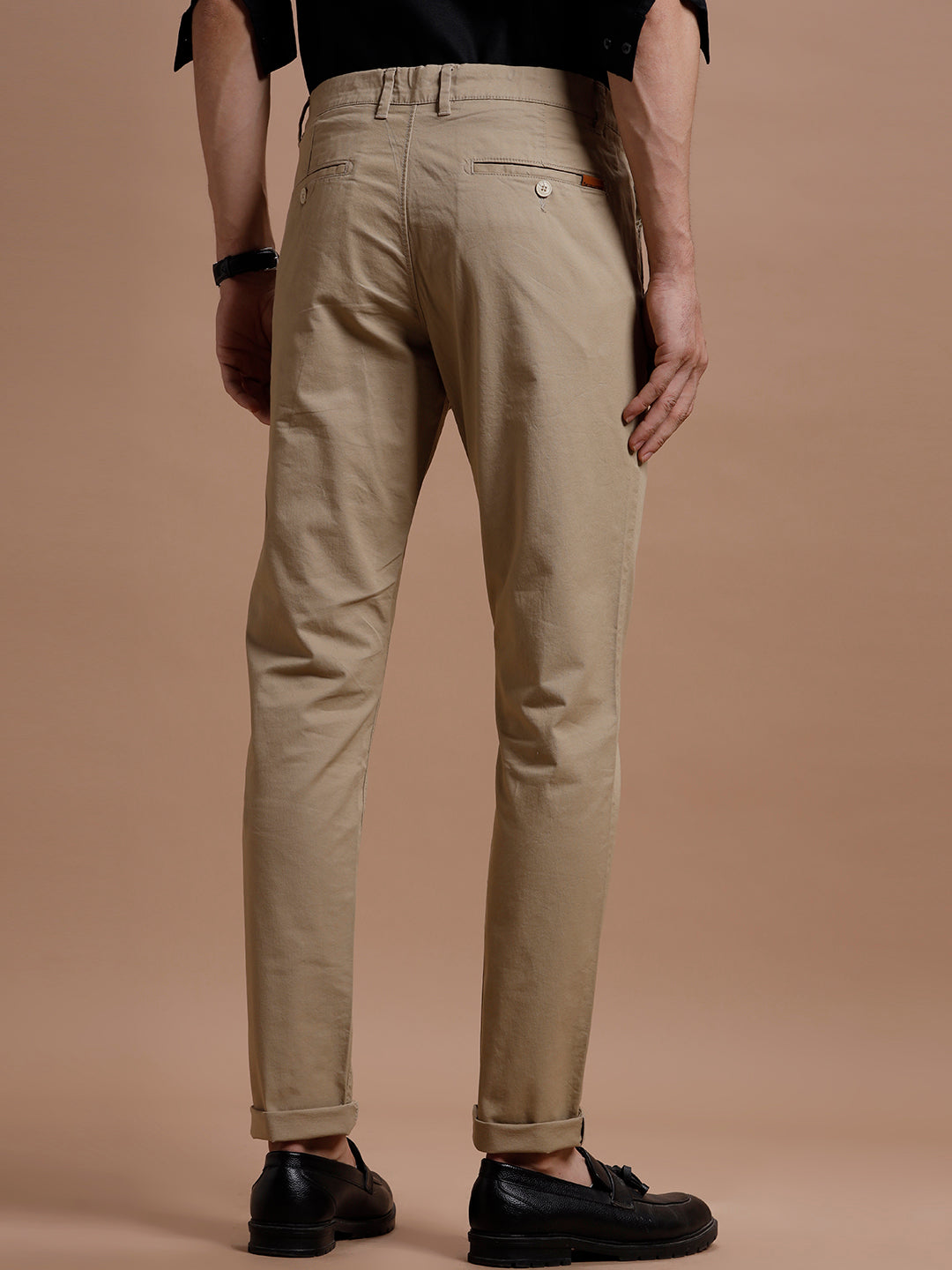 Beige Smart Casual Cotton Trouser Beige Smart Casual Cotton Trouser