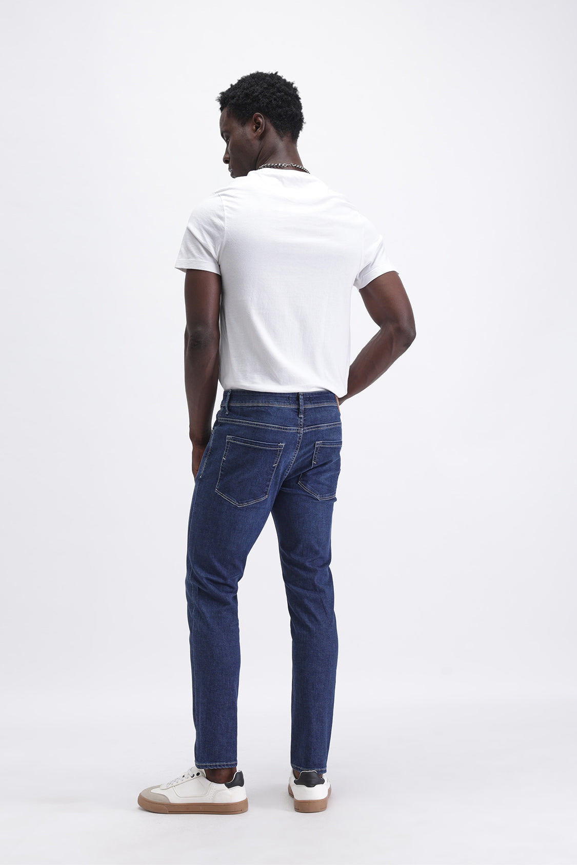 SLIM FIT MID WASH JEANS SLIM FIT MID WASH JEANS