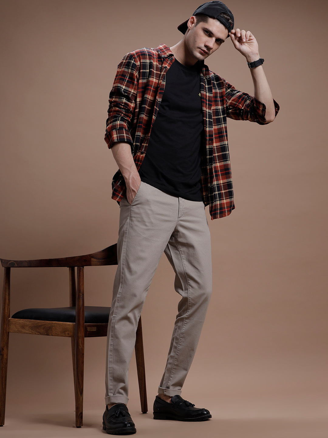 Beige Smart Casual Stretch Trouser Beige Smart Casual Stretch Trouser