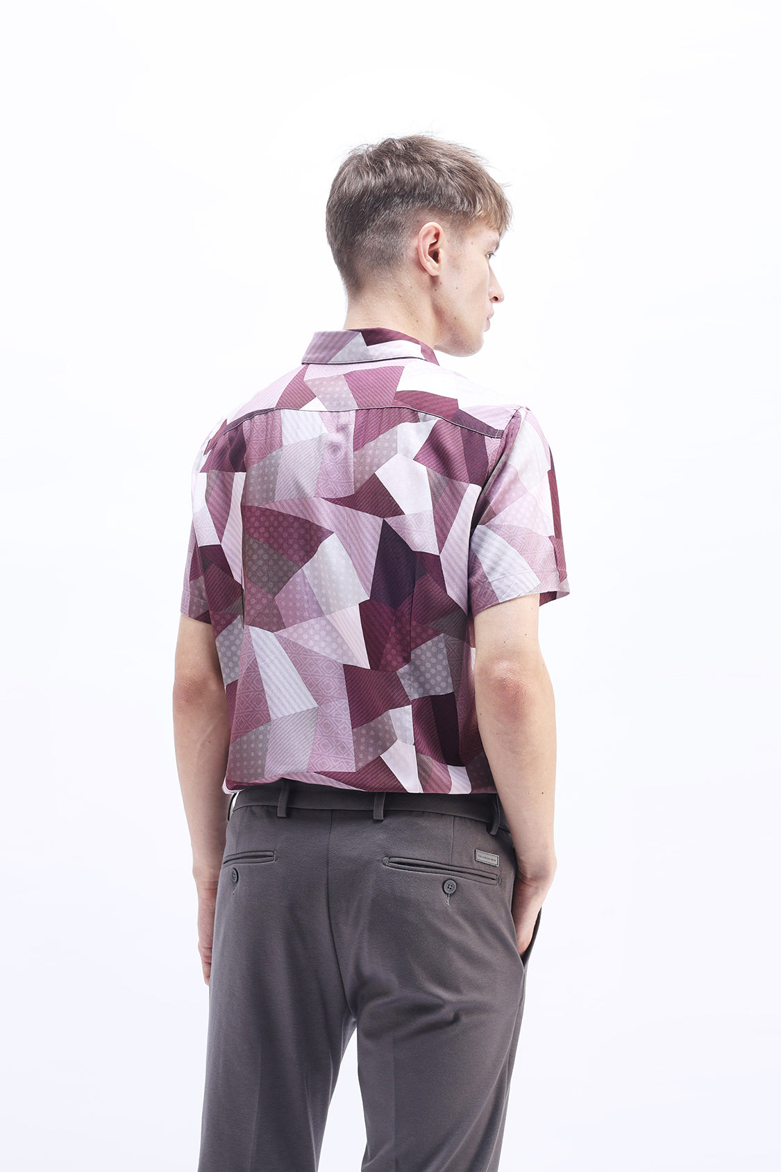 ABSTRACT PRINTED HALF SLEEVES SHIRT ABSTRACT PRINTED HALF SLEEVES SHIRT