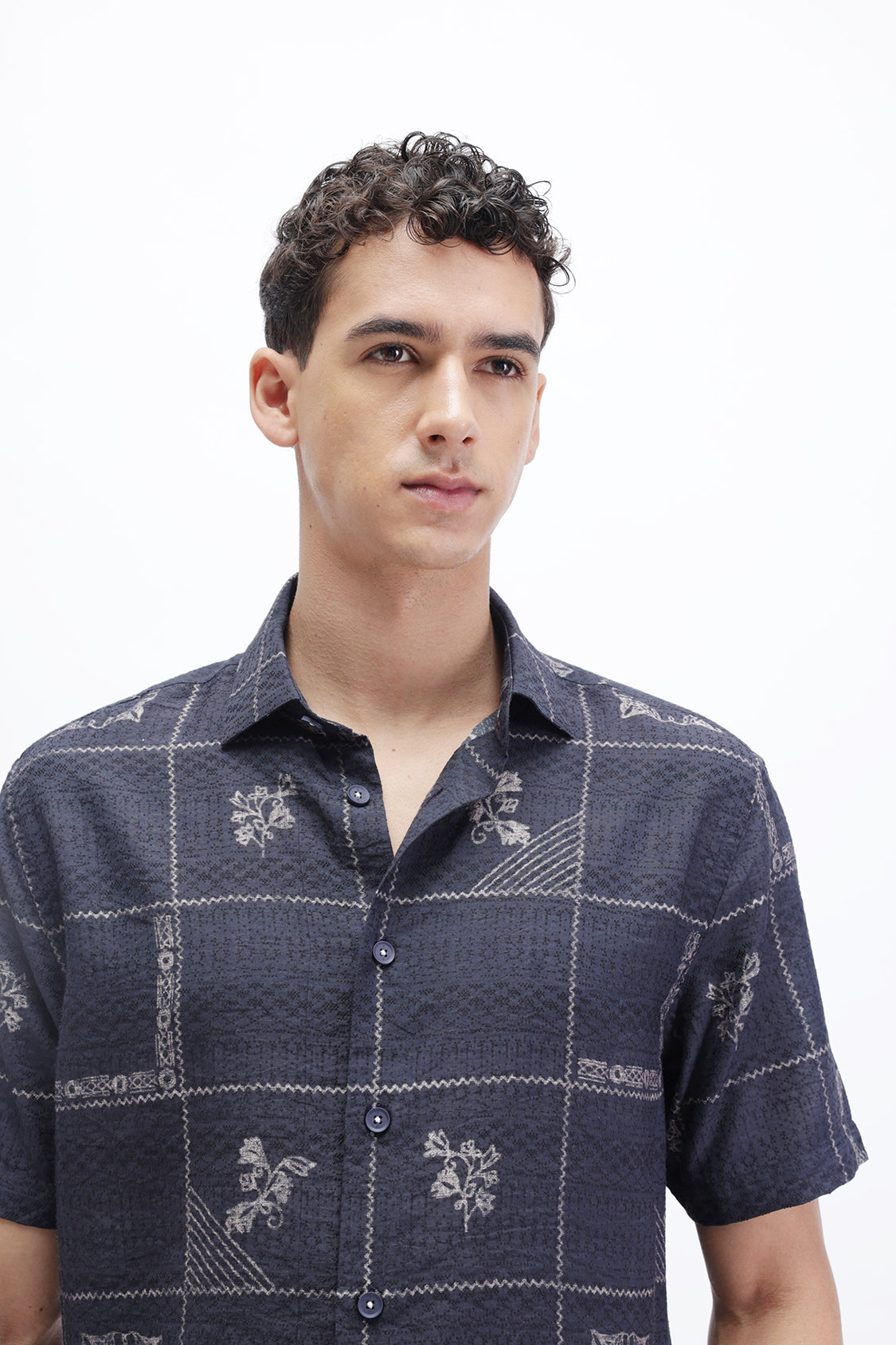 ABSTRACT CHECKED SLIM FIT SHIRT ABSTRACT CHECKED SLIM FIT SHIRT