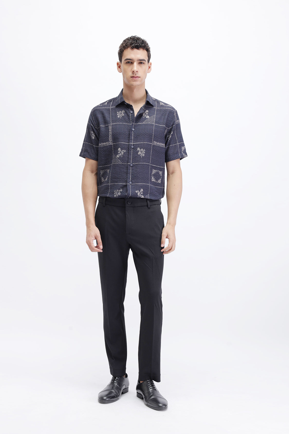 ABSTRACT CHECKED SLIM FIT SHIRT ABSTRACT CHECKED SLIM FIT SHIRT