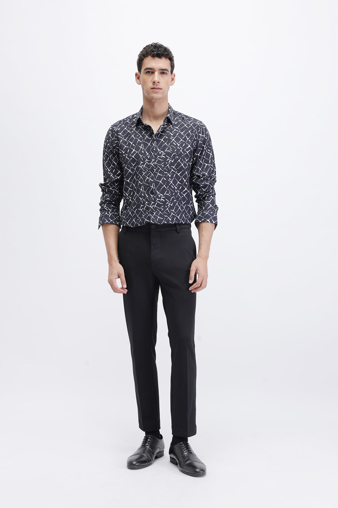 ABSTRACT PRINTED SLIM FIT SHIRT ABSTRACT PRINTED SLIM FIT SHIRT