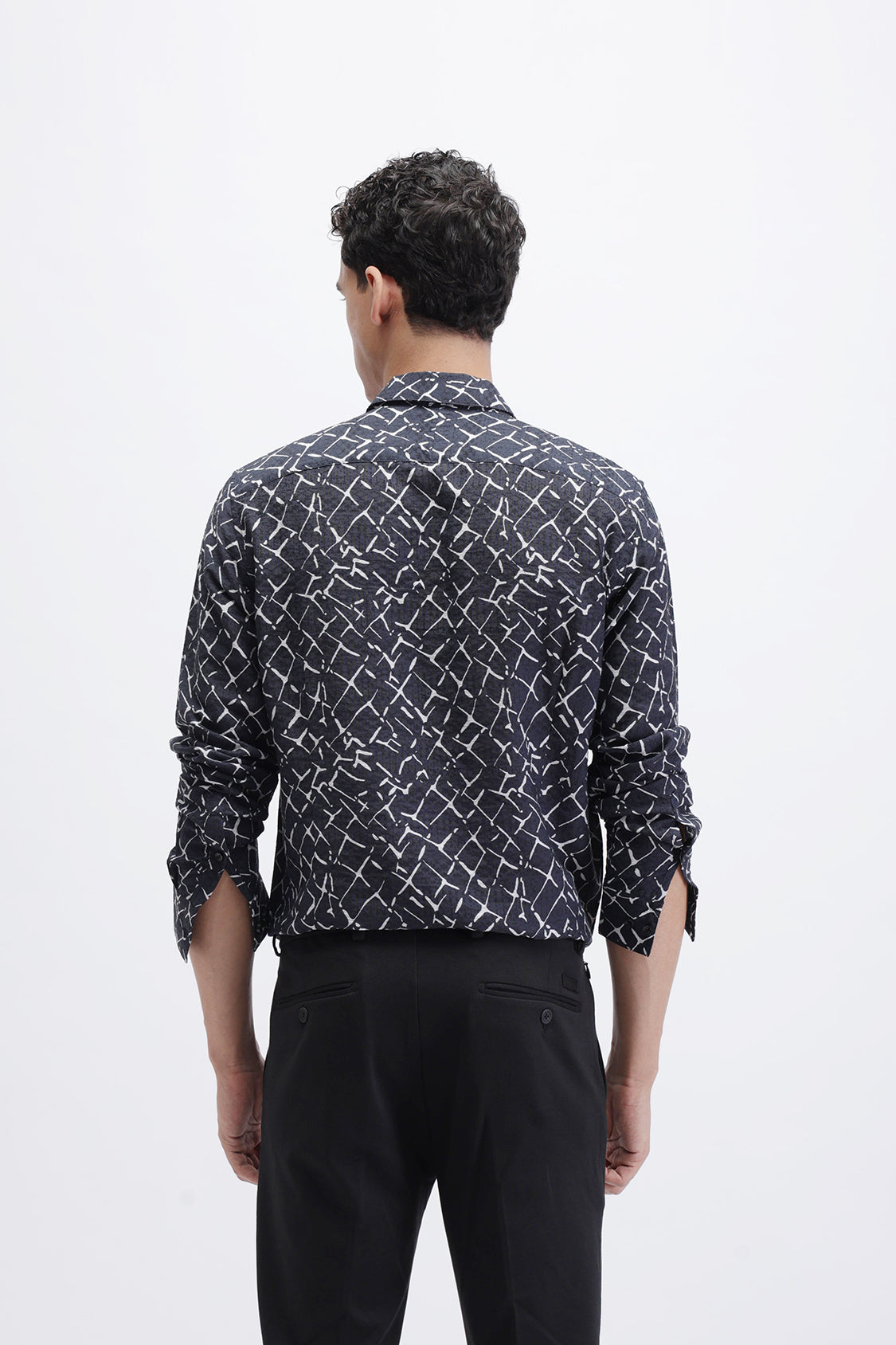 ABSTRACT PRINTED SLIM FIT SHIRT ABSTRACT PRINTED SLIM FIT SHIRT